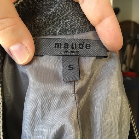 Maude Vegan Leather Moto Jacket - Picture 5 of 10